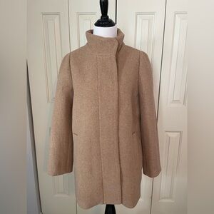 J Crew Factory Camel Coat.  Size 10. New with Tags.